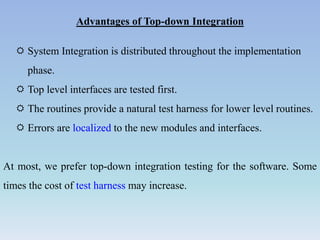 Integration testing | PPTX