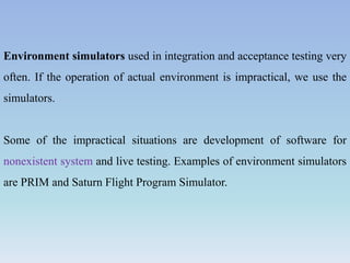 Integration testing | PPTX