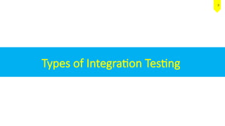Integration Software Testing Technique | PPSX