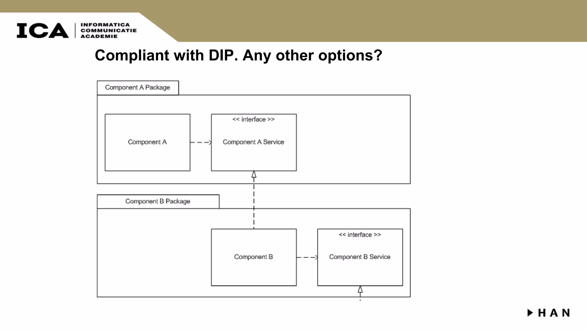 Compliant with DIP. Any other options? 
