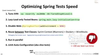 Integration testing with spring @JAX Mainz | PDF