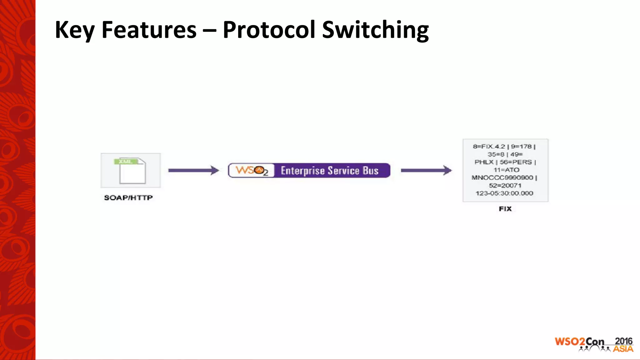 Key	Features	–	Protocol	Switching	
 