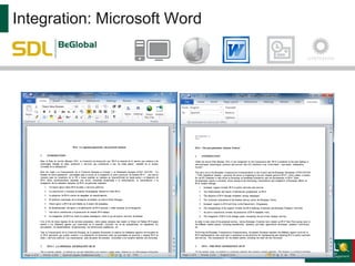 Integration: Microsoft Word
 