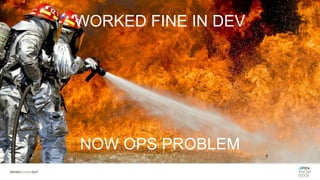WORKED FINE IN DEV
NOW OPS PROBLEM
 