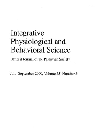Integrative physiological and_behavioral_science