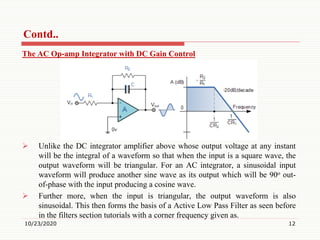 Integrator OP Amp | PDF | Consumer Electronics | Technology & Computing