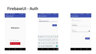 FirebaseUI - Auth
 