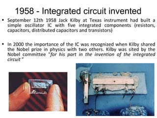 Who Inverted The Ic Integreted citcuits IC | PPT