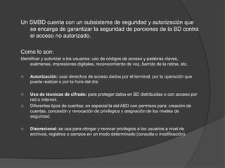 Integridad Y Seguridad En Las Bases De Datos