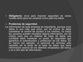 Integridad Y Seguridad En Las Bases De Datos