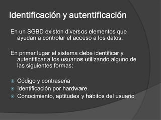 Integridad Y Seguridad En Las Bases De Datos