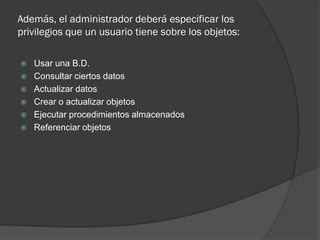 Integridad Y Seguridad En Las Bases De Datos