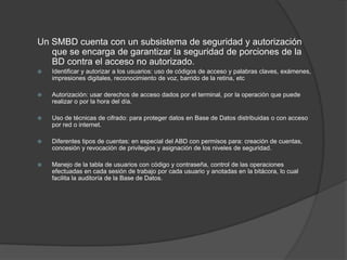 Integridad Y Seguridad En Las Bases De Datos