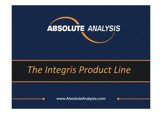 1
The Integris Product Line
 