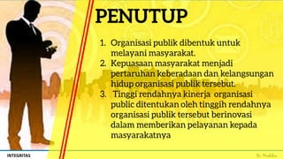 Dr. MuslihinINTEGRITAS
 