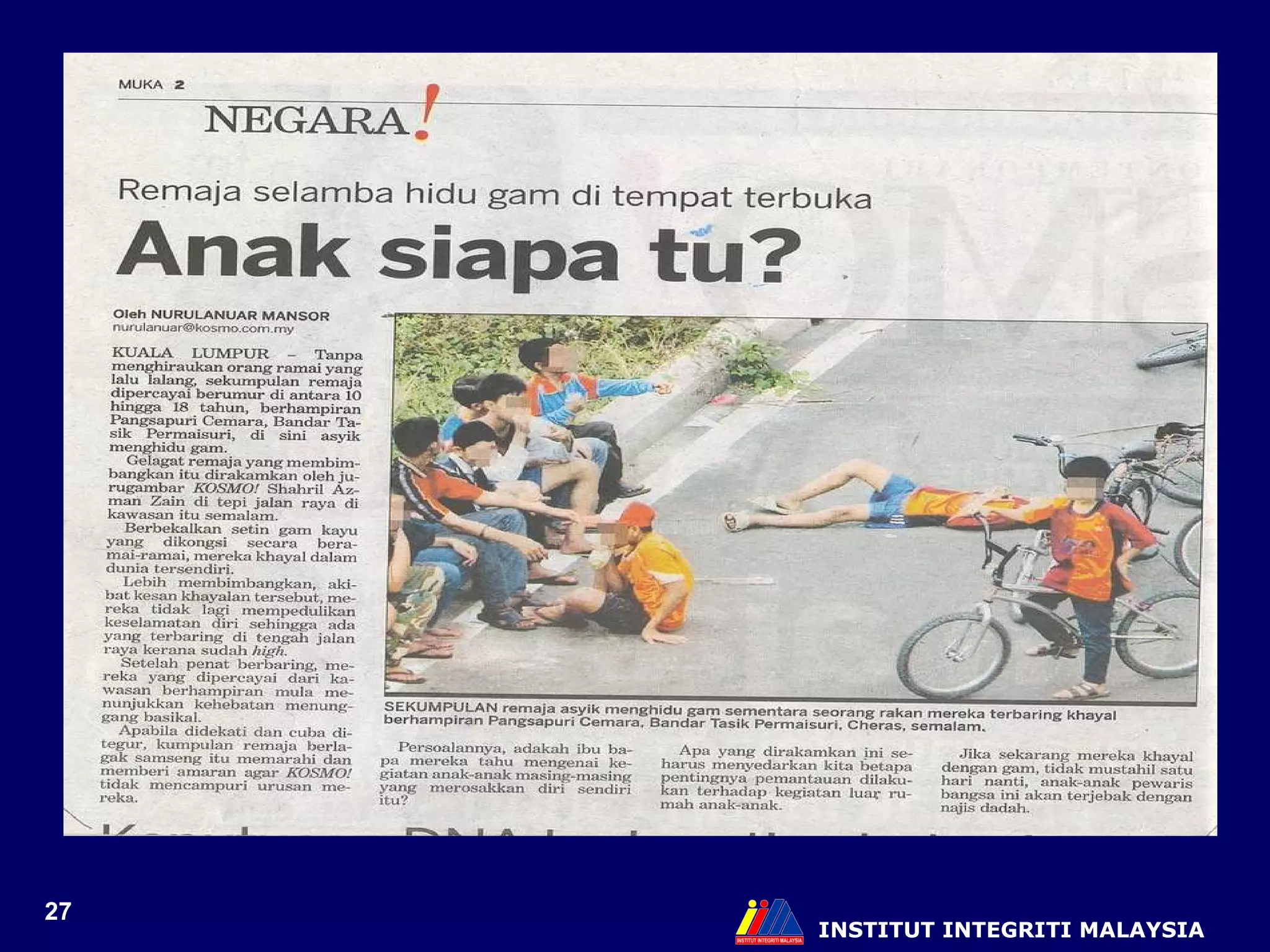 INSTITUT INTEGRITI MALAYSIA 