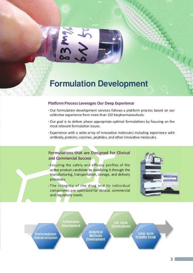 Protein Formulation Development