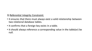 Integrity constraint fundamentals of dbms.pdf