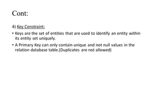 Integrity constraint fundamentals of dbms.pdf