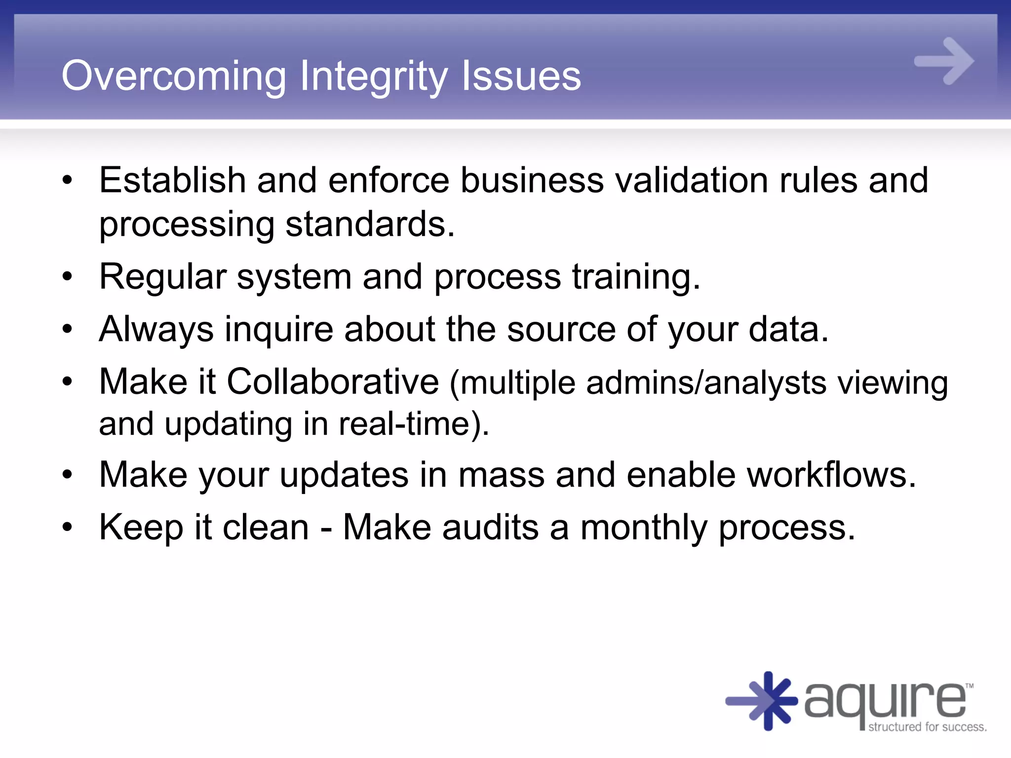 Data Integrity Challenges (and how to overcome them) | PPTX