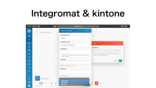 Integromat & kintone
 