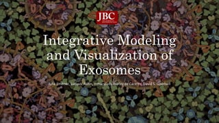 Integrative Modeling
and Visualization of
Exosomes
Julia Jiménez, Ludovic Autin, Inmaculada Ibáñez de Cáceres, David S. Goodsell
 