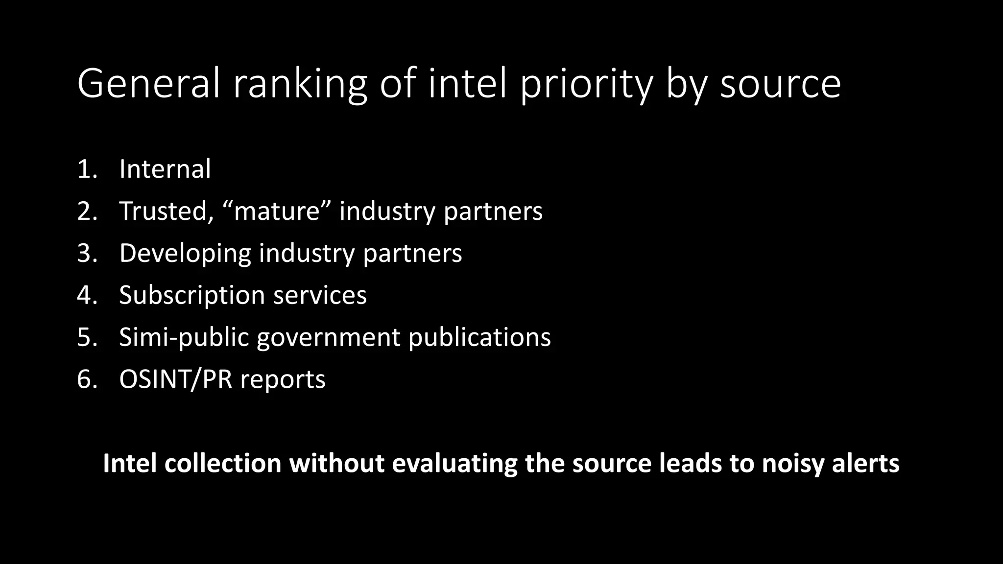 People power
• A diverse, interactive team is essential for any security program
• Specialties, not silos
• Tool development, forensics, IR, intel, malware analysis
• Look for SAs, devs, and infrastructure employees who are interested
in a new challenge
• Scale up by training recent grads who are motivated
• You need people who understand security, not just security tools
• Allow fluid movement from one specialty to another
 