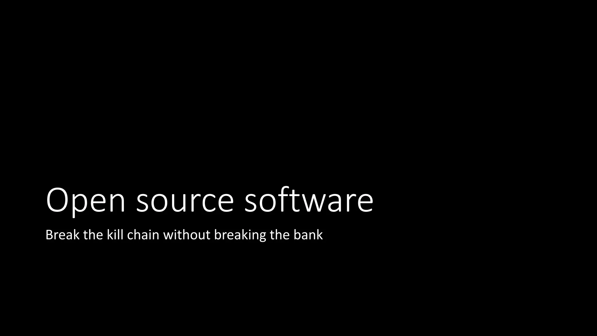 Goals
• Read the Lockheed Martin Kill Chain paper
• Train employees to report phishing and other sketchy things
• Collect data on phishing, malware, and other attacks sent your way
• Analyze strategically
• Automate the Boring Stuff with Python
• Share with friends
• Present findings to stakeholders
• Adapt your defenses and processes
 