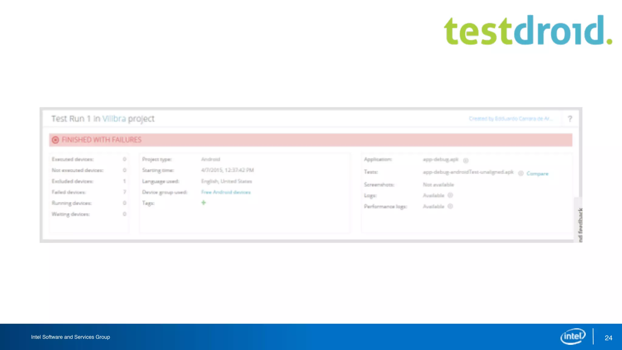 Intel Software and Services Group 24
 