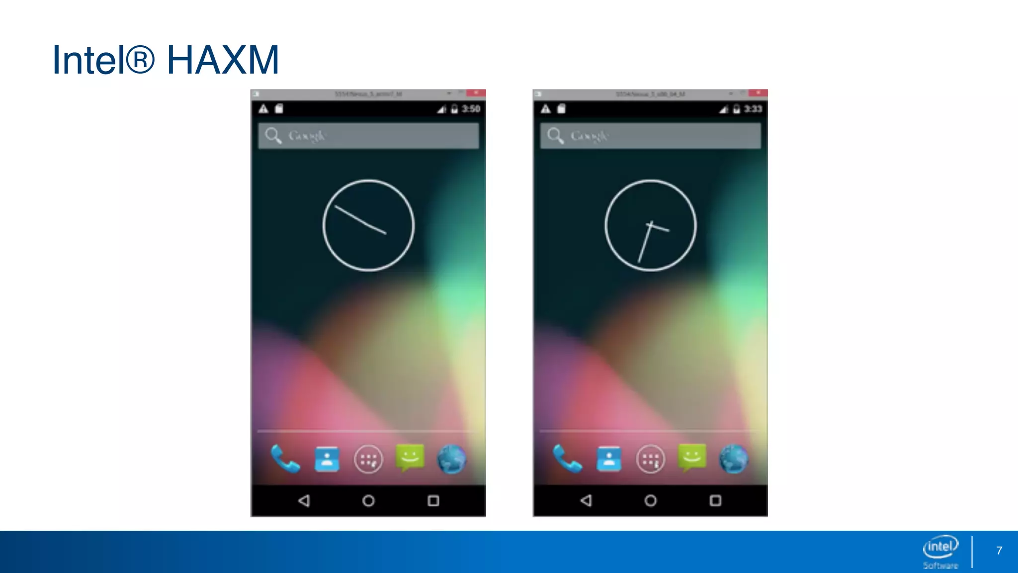 7
Intel® HAXM
 