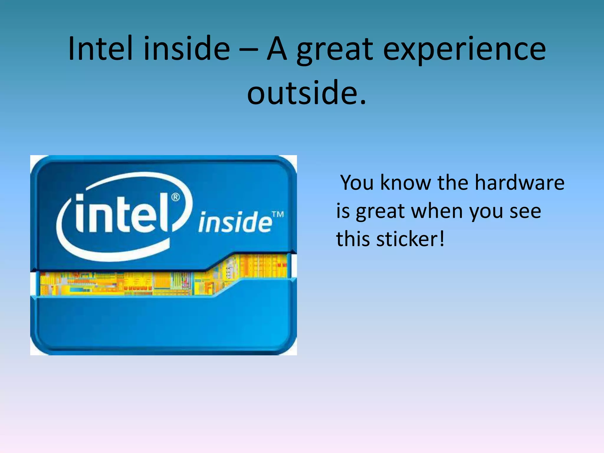 Intel case study | PPTX