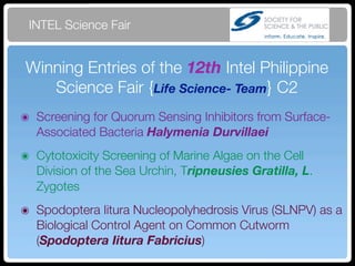 Intel Science Fair | KEY