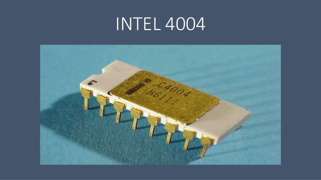 Intel 4004        Intel 4004