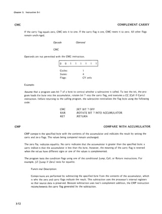 Cmp Opcode Intel 8080 8085 assembly language programming 1977 intel | PDF