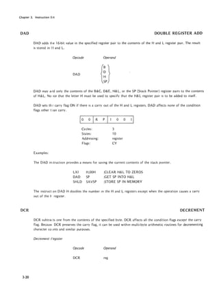 Intel 8080 8085 assembly language programming 1977 intel | PDF