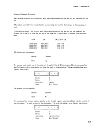 Intel 8080 8085 assembly language programming 1977 intel | PDF