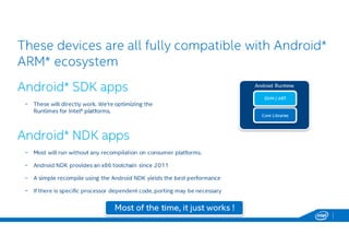 Intel Software Android Webinar Series: Sviluppare le vostre app per Android, la proposta di Intel (Francesco Baldassarri)