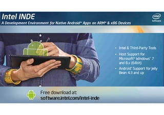 Intel Software Android Webinar Series: Sviluppare le vostre app per Android, la proposta di Intel (Francesco Baldassarri)