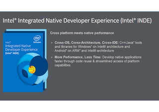 Intel Software Android Webinar Series: Sviluppare le vostre app per Android, la proposta di Intel (Francesco Baldassarri)