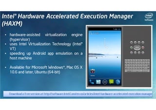 Intel Software Android Webinar Series: Sviluppare le vostre app per Android, la proposta di Intel (Francesco Baldassarri)