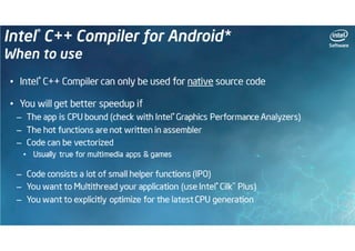 Intel Software Android Webinar Series: Sviluppare le vostre app per Android, la proposta di Intel (Francesco Baldassarri)