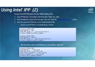 Intel Software Android Webinar Series: Sviluppare le vostre app per Android, la proposta di Intel (Francesco Baldassarri)