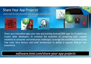 Intel Software Android Webinar Series: Sviluppare le vostre app per Android, la proposta di Intel (Francesco Baldassarri)