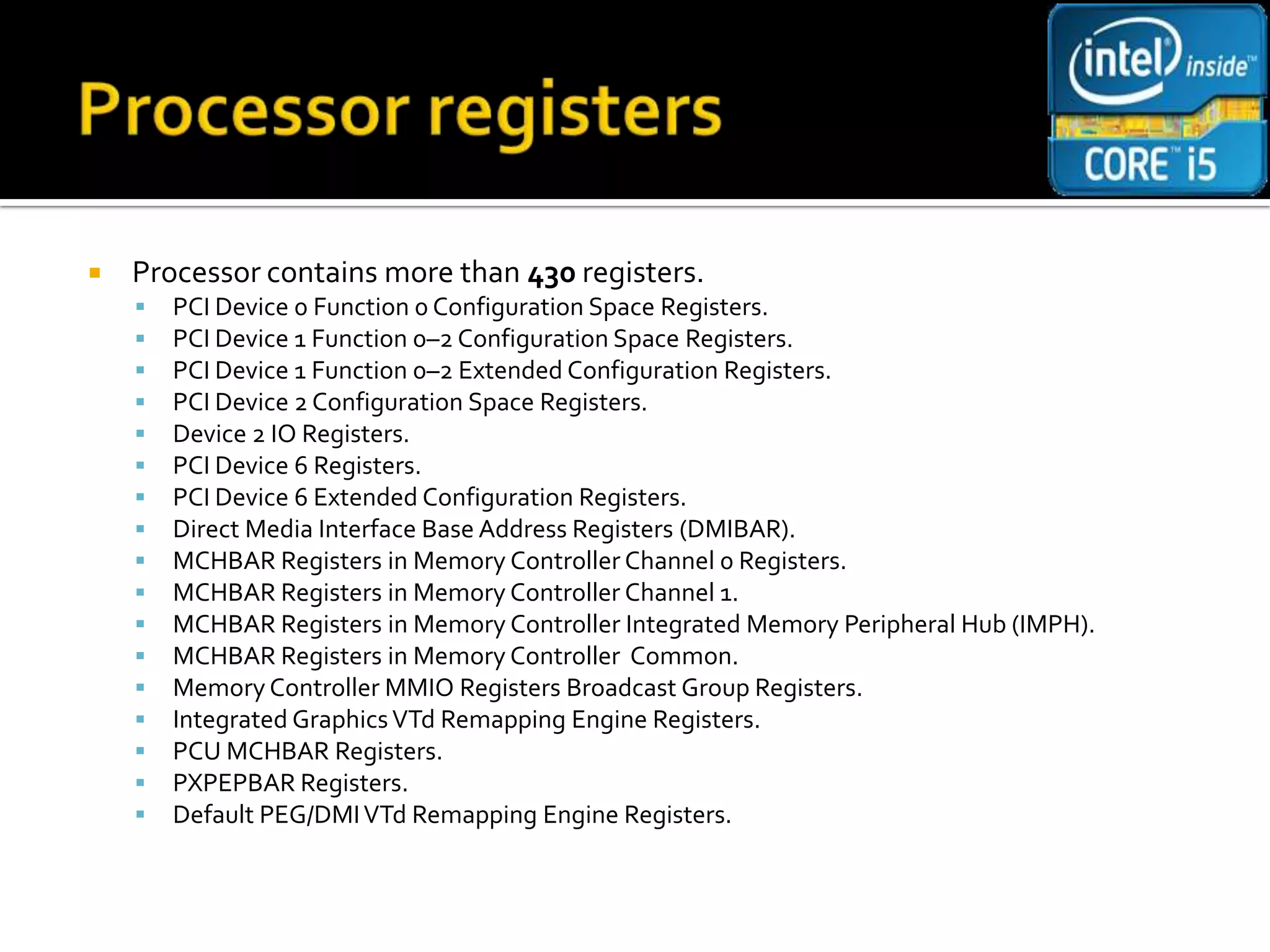 Intel core i5 | PPTX