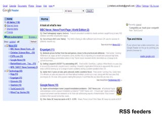 RSS feeders 
