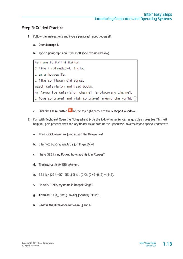 Basic Computer Book by Intel | PDF