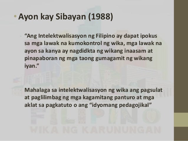 Ano Ang Kahalagahan Ng Wikang Filipino Sa Pagdadalumat O Pagteteorya