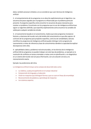 Inteligencia artificial