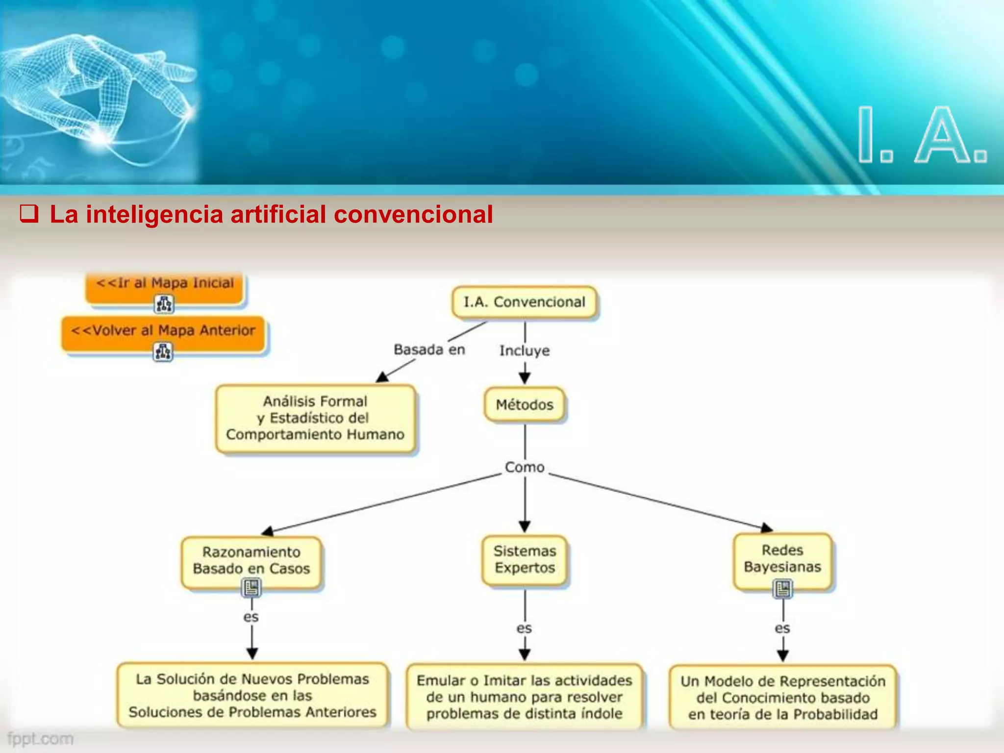  La inteligencia artificial convencional
 
