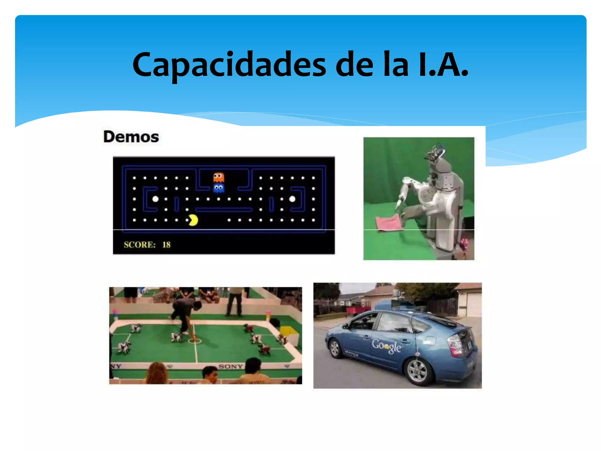 Capacidades de la I.A.
 